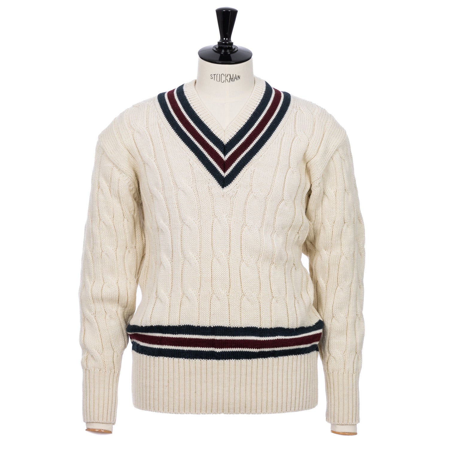 Fox Brothers x MJ: Original "Fox Club" Cricket Sweater made from British Wool